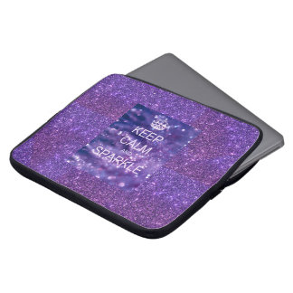 Purple Sparkle laptop case