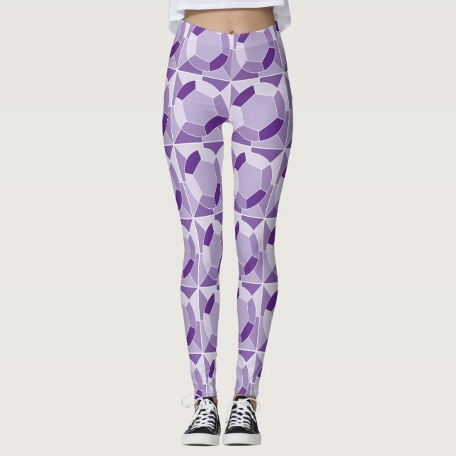 Purple Sparkle Leggings (Front)