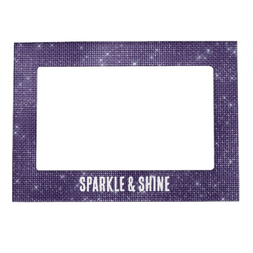 Purple Sparkle Magnetic Frame