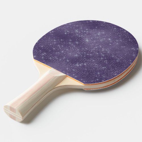 Purple Sparkle Ping Pong Paddle