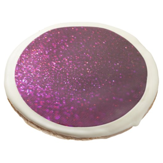 Purple Sparkle Sugar Cookie (Angled)