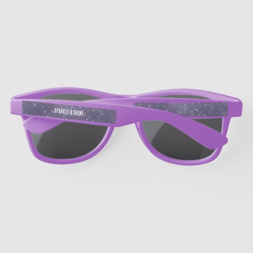 Purple Sparkle Sunglasses