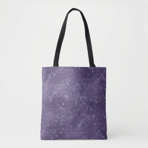 Purple Sparkle Tote Bag