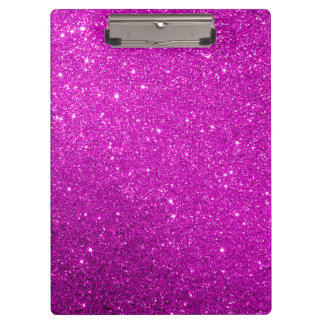 Purple Sparkly Glitter Clipboard