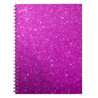 Purple Sparkly Glitter Notebook