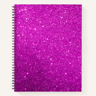 Purple Sparkly Glitter Notebook