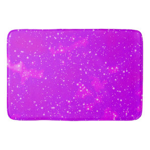 Purple Speckle Watercolor Paints  Bath Mat