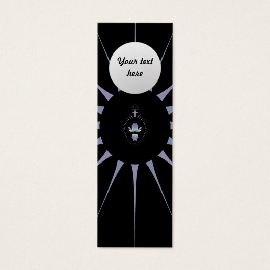 Purple Spider Custom Bookmark (Front)