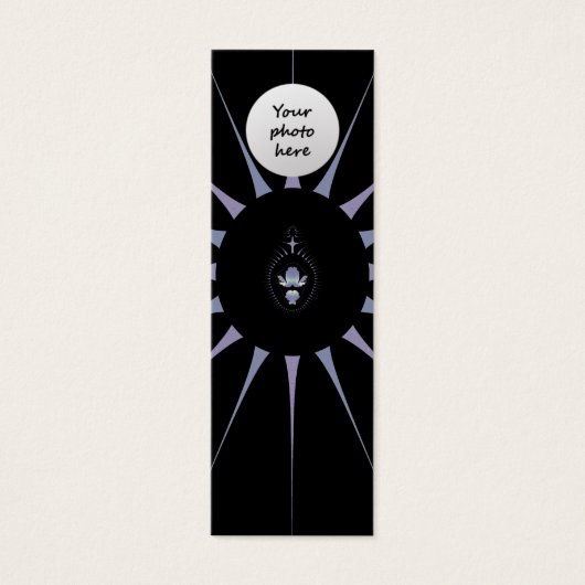 Purple Spider Custom Bookmark (Front)