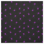 Purple Spider Happy Halloween Modern Fabric