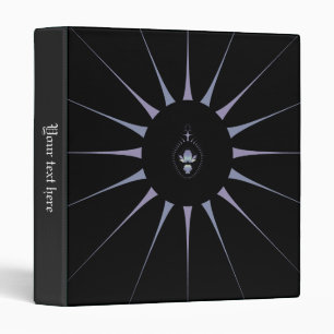 Purple Spider Vinyl Binder