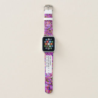 Purple Spiral | Abstract Art Medical Alert ID Apple Watch Band