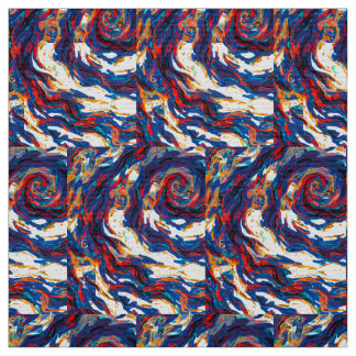 Purple Spiral Galaxy Fabric