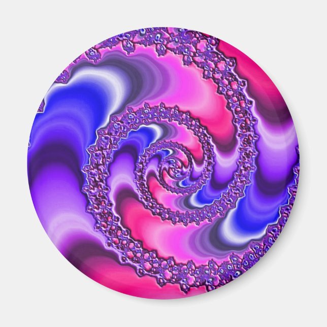 Purple Spiral Magnet (Front)