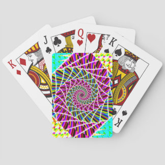 Purple Spiral ( you may add words ) Poker Cards