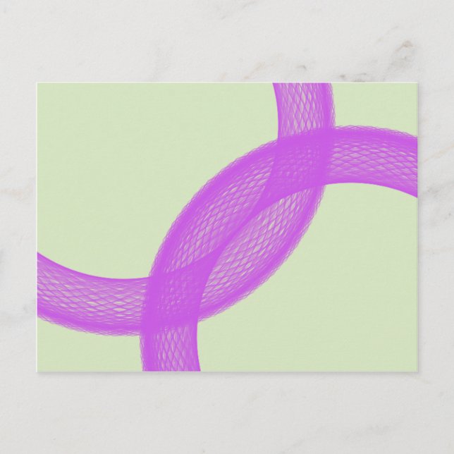 purple spiritual fulfillment postcard (Front)