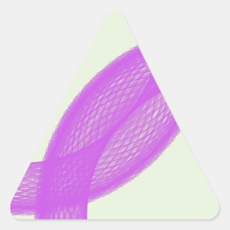 purple spiritual fulfillment triangle sticker