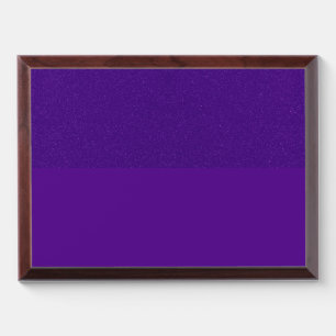 Purple Split-Design Glitter Plaque – Customizable