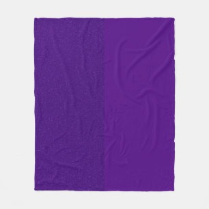 Purple Split Glitter Fleece Blanket – Customizable