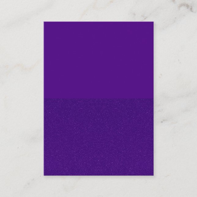 Purple Split Noise Business Cards – Customizable (Front)