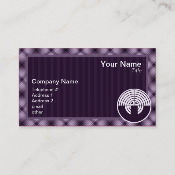 Purple Sport Shooting Business Card by SportsWare at Zazzle