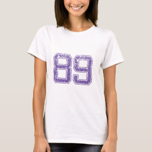 Purple Sports Jerzee Number 89.png T-Shirt