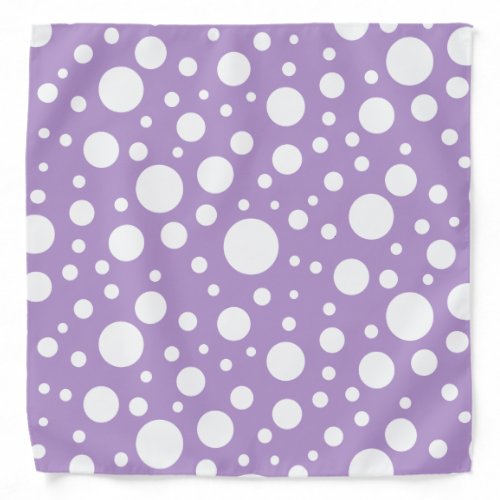 Purple Spots Bandana