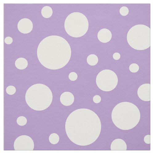 Purple Spots Fabric