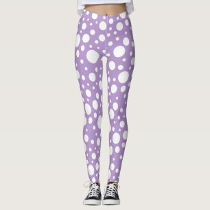 Purple Spots Leggings