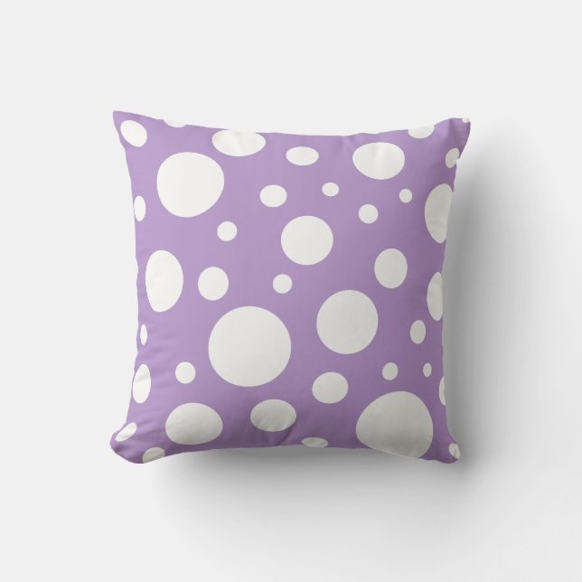 Purple Spots Pillow (Front)