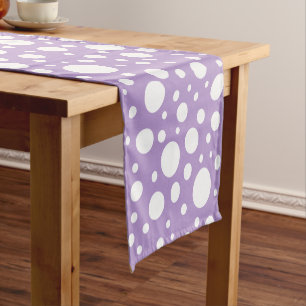 Purple Spots Table Runner