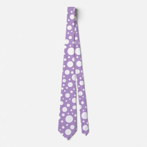 Purple Spots Tie