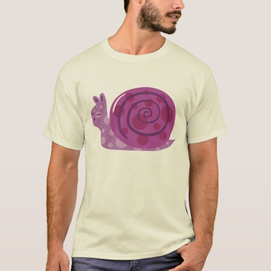 Purple Spotted Snail T-Shirt