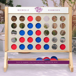 Purple spring blossom flowers wedding photos fast four