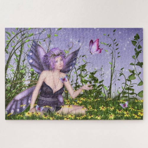 Purple Spring Fairy 1000 Puzzle