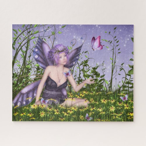 Purple Spring Fairy 500 Puzzle