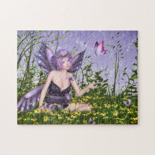 Purple Spring Fairy Puzzle