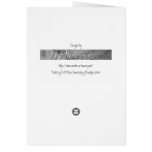 Purple Spring Flowers Customizable Borderless Card (Back)