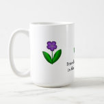 Purple Spring Flowers With Friendship Message Coffee Mug at Zazzle