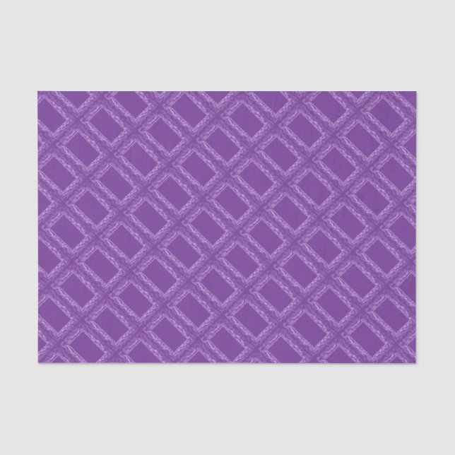 Purple Squares Tissue Paper (Front)