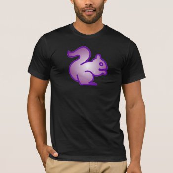 Purple Squirrel Shirt by zarenmusic at Zazzle