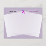 Purple Standard Ribbon by Kenneth Yoncich Flyer