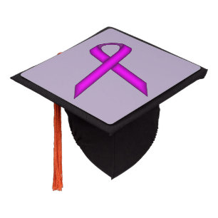 Purple Standard Ribbon by Kenneth Yoncich Graduation Cap Topper
