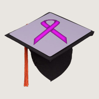 Purple Standard Ribbon by Kenneth Yoncich Graduation Cap Topper