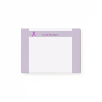 Purple Standard Ribbon by Kenneth Yoncich Post-it Notes