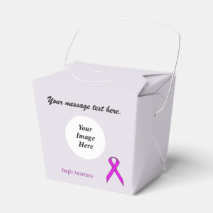 Purple Standard Ribbon Template by Kenneth Yoncich Favor Boxes