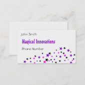 Purple Star Business Card (Front/Back)
