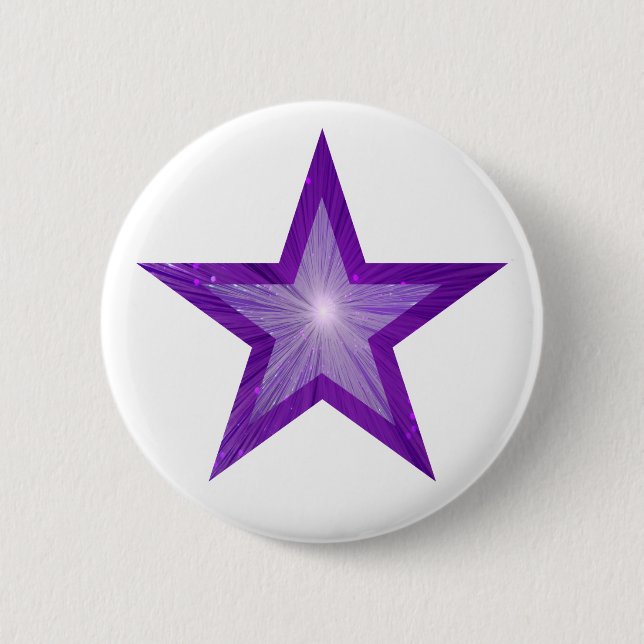 Purple Star button white (Front)