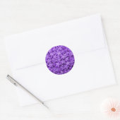 Purple Star Cereal Classic Round Sticker (Envelope)
