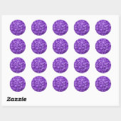Purple Star Cereal Classic Round Sticker (Sheet)